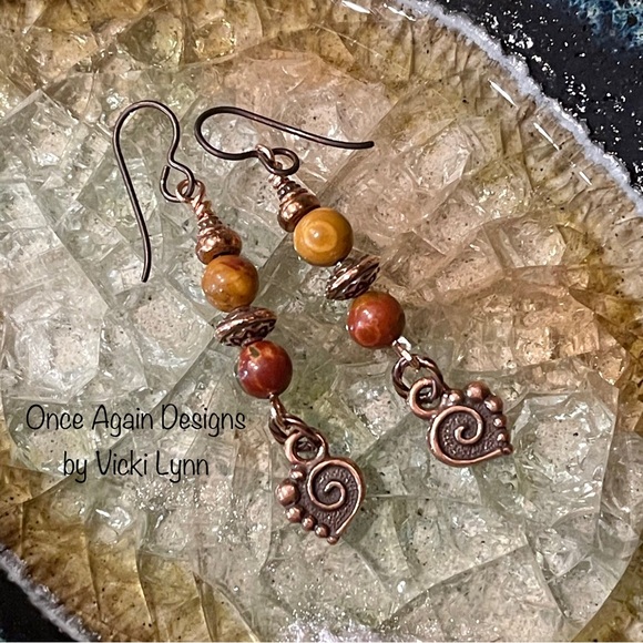 ARTISAN Earrings - “Little Amore” Dangles - Picture 2 of 9